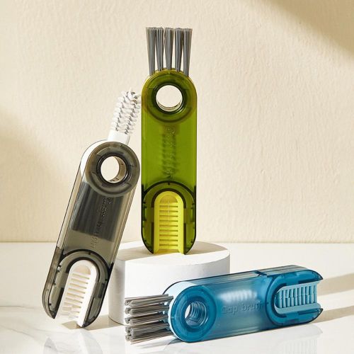 U-shaped Cup Rim Cleaning Brush Multifunctional Mini Grooves Gap Cleaner Brush Kitchen Accessories Bottle Gap Cleaner NO5147