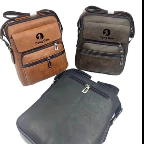 Leather Handbags Shoulder Bags Sling bag Handbag Business Messenger Backpack Men Crossbody Casual Travel Bag Daily Man Bag Gift with Adjustable Shoulder Strap for Ipad  -Multicolor