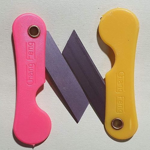 12pcs in 1 Pocket knife / Office Knife / Mini Knife Mult Colors - Red, Green, Blue, Yellow