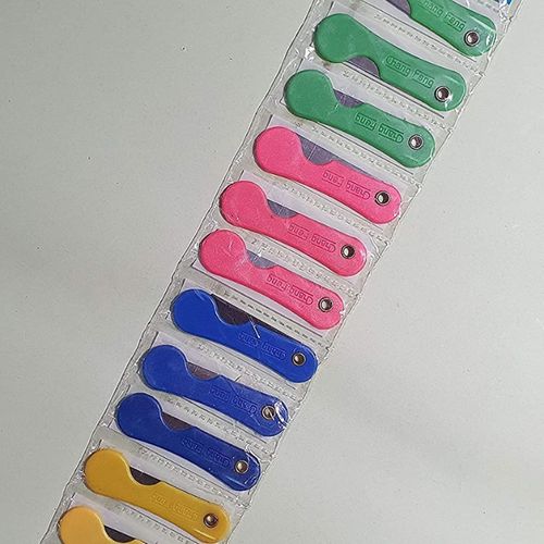 12pcs in 1 Pocket knife / Office Knife / Mini Knife Mult Colors - Red, Green, Blue, Yellow