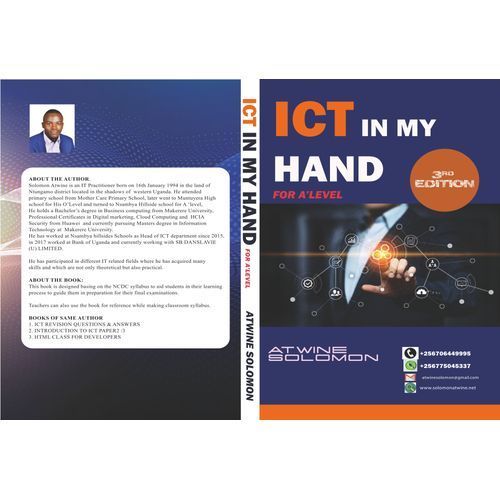 Atwine Solomon Ict In My Hand 4 Alevel - 3rd Edition - Purple