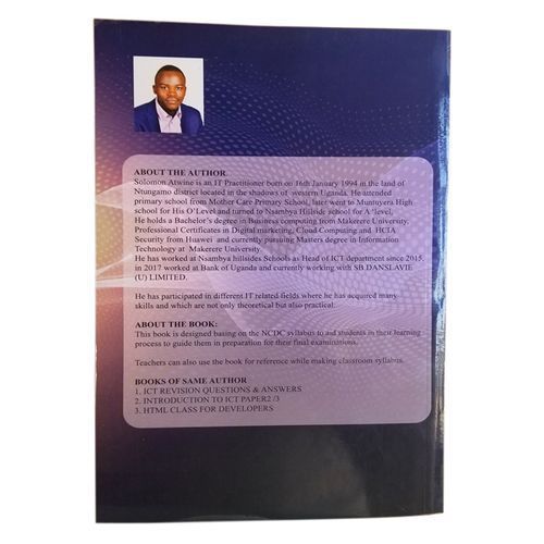 Atwine Solomon Ict In My Hand 4 Alevel - 3rd Edition - Purple