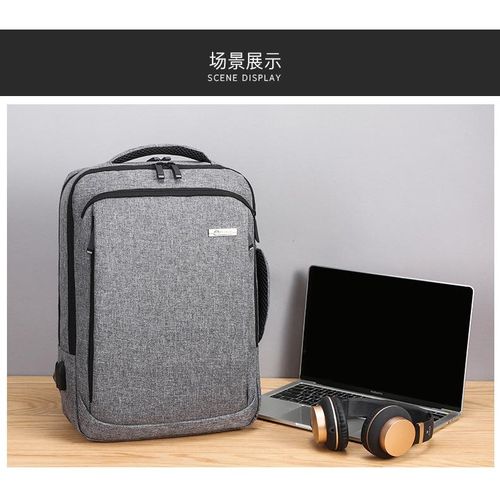 Double Handle USB Port Business Backpacks Office Computer Laptop Backpack