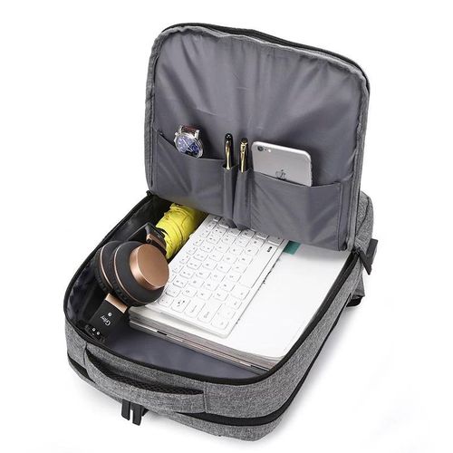 Double Handle USB Port Business Backpacks Office Computer Laptop Backpack