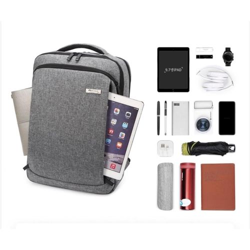 Double Handle USB Port Business Backpacks Office Computer Laptop Backpack