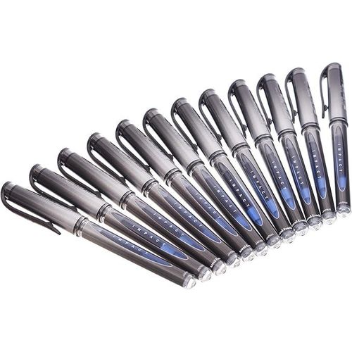 Soft Grip Impact Pens Set - Blue