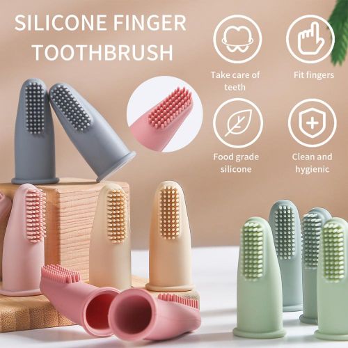 Silicone Baby Finger Toothbrush Multiple Color to Options for Infant Toddles Children