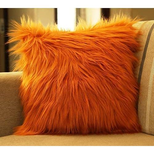 Cushions With Micro Fibre -  Orange