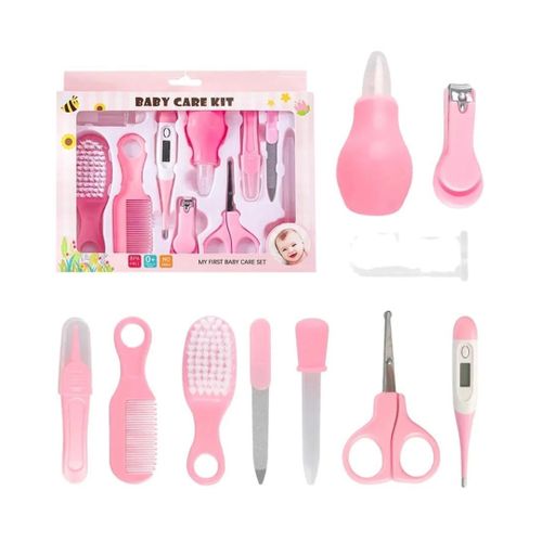 Baby Care Kit And Grooming Set - Pink