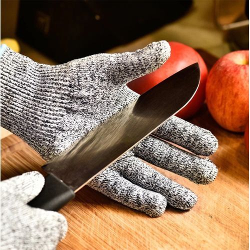 Grade 5 High Strength Cut Resistant Protective Gloves - Grey
