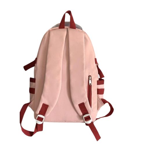 Children Waterproof School Backpack Bag- Pink