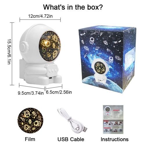 Creative Astronaut Projection, Atmosphere Night Light For Bedroom