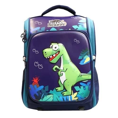 2 In 1 Cartoon Student Bag For Kids Orthopaedic Lightweight Picnic Travel Backpack Messenger Bag School Carrier For Girls And Boys Gift For Primary Children- Multicolor