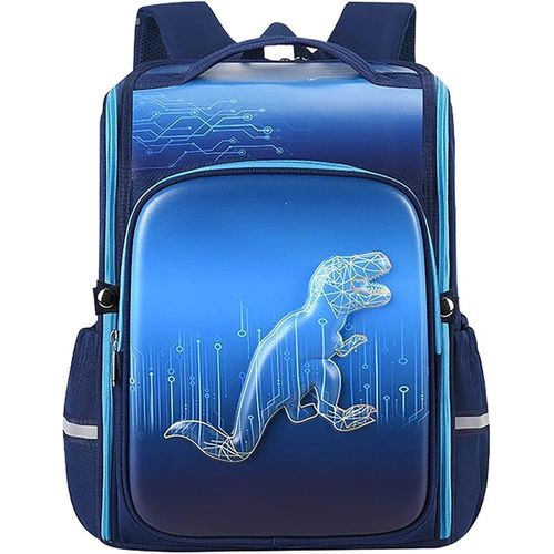 2 In 1 Cartoon Student Bag For Kids Orthopaedic Lightweight Picnic Travel Backpack Messenger Bag School Carrier For Girls And Boys Gift For Primary Children- Multicolor