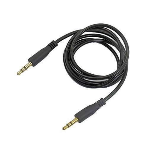 White Label 3.5mm Premium Auxiliary Audio Cable (4ft / 1.2m) - Black