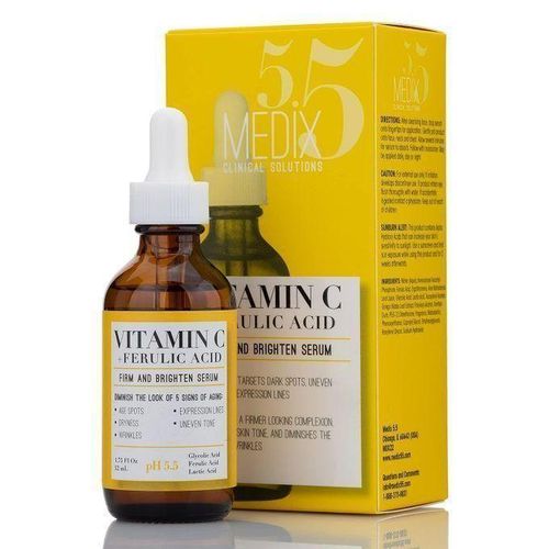 Medix5 5 5 5 VITAMIN C & GLYCOLIC ACID Firming & Brightening Facial Serum