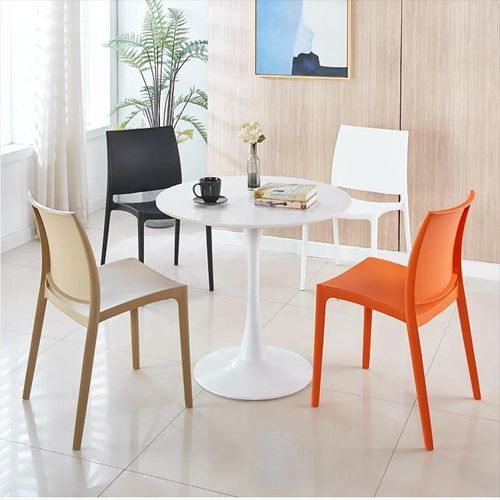 Very Strong Plastic Chair With A Dynamic Design And Varying Colors-Multicolor