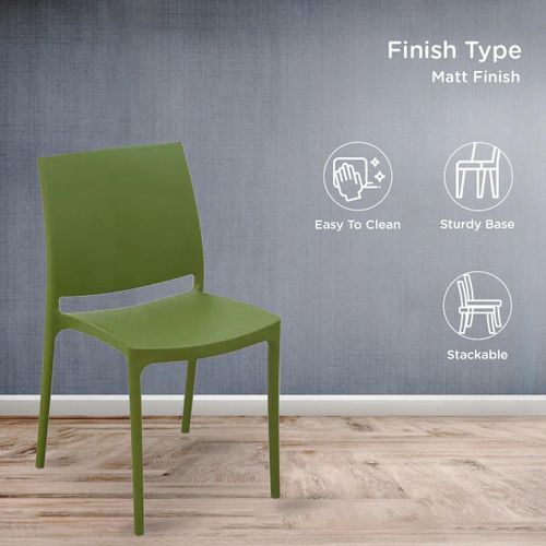 Very Strong Plastic Chair With A Dynamic Design And Varying Colors-Multicolor