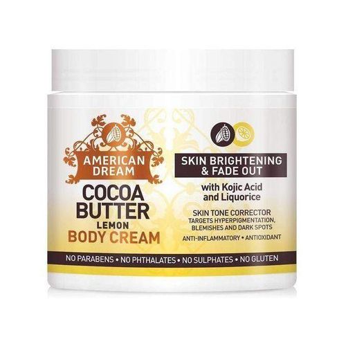 American Dream  Lemon Cocoa Butter For Skin Brightening & Fade Out- Kojic Acid
