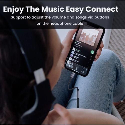 Audio Auxiliary Mini Adapter Cable With IPhone 13 12 11 Pro Plug To 3.5mm Jack, Headphone Connector