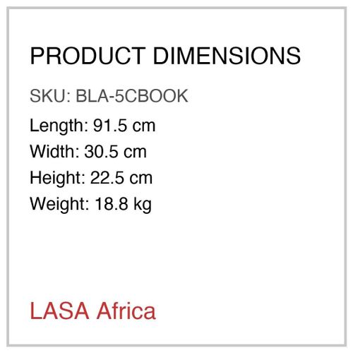 LASA 5-Tier Bookcase Storage