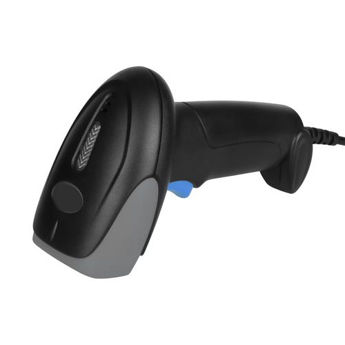 Portable Wired Android Bar Code Reader Handheld Qr Code 1D 2D Barcode Scanner For Supermarket Library Warehouse Includes -Black