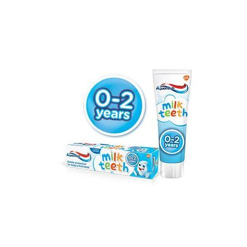Aquafresh Milk Teeth Toothpaste 0-2 Years, Kids Toothpaste For Infants And Toddlers, Gentle Care For Milk Teeth, 50ml