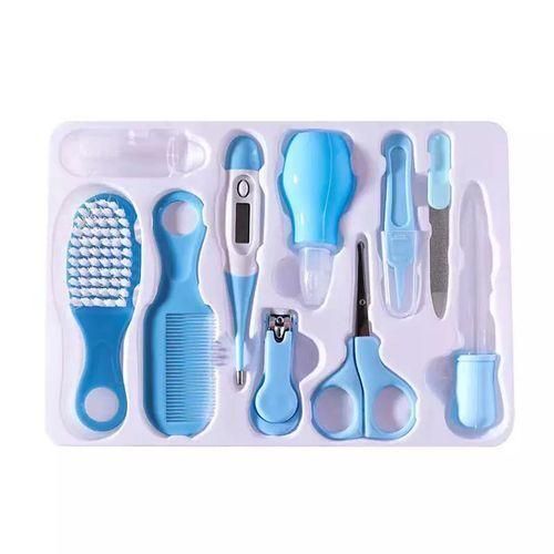 Newborn Baby Health Care Kit -10pcs 0+ Months Blue