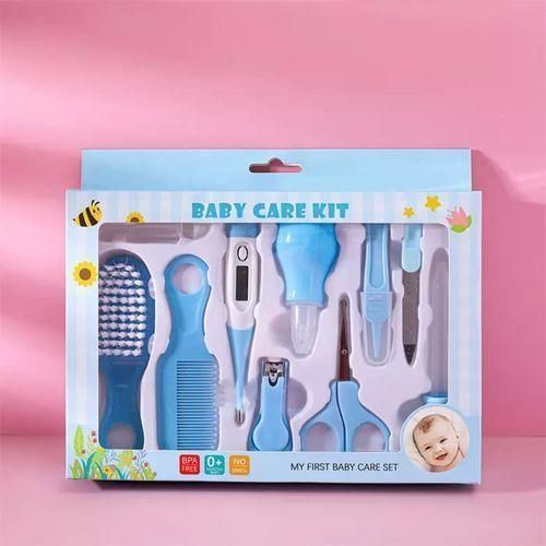 Newborn Baby Health Care Kit -10pcs 0+ Months Blue