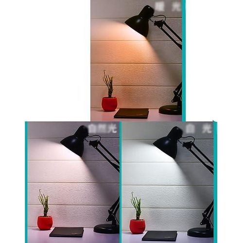 Metal Desk Lamp, Swing Arm Desk Lamp - Black