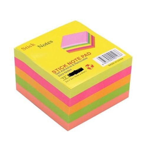 Sticky Notes Book 400 Sheets - Multiclor