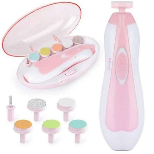 Electric Baby Kids Nail Trimmer Cutters Safe Nail Clipper Set
