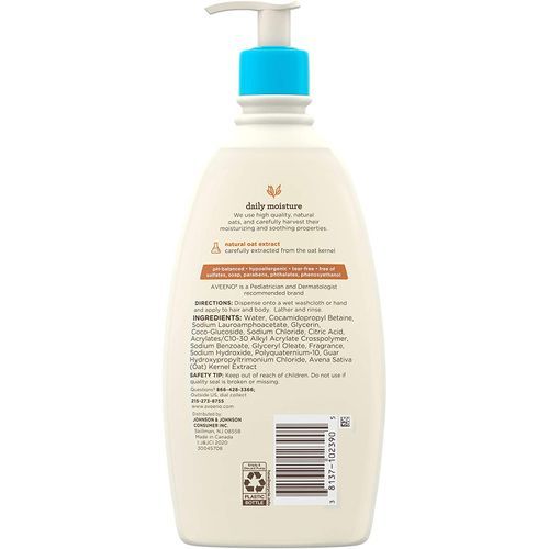 Aveeno Baby, Wash and Shampoo – 532ml