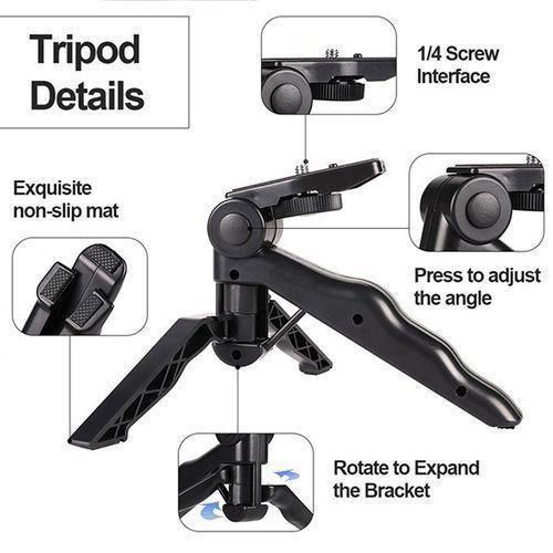 Multipurpose Tripod Professional Video Making Kit-Black