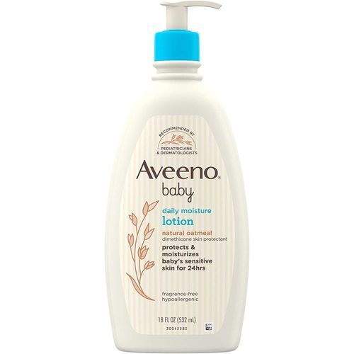 Aveeno Baby Daily Moisture Lotion with Natural Colloidal Oatmeal 18 oz (US)