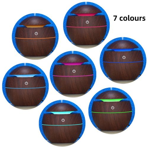 Mateamoda Air Humidifier Aromatic Diffuser Moisturizer Aromatherapy Machine With 7 LED Lights