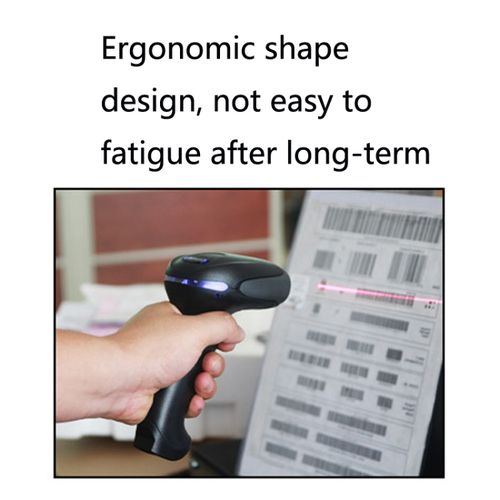 NETUM F5 Barcode Scanner, Model: Wireless Red Light