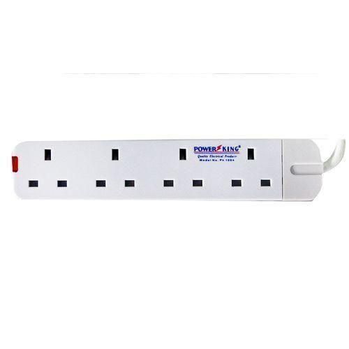 Power King Extension Cable 4 way - White
