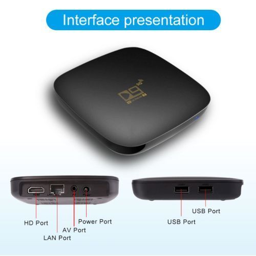 D9 Smart TV Box, Android 10 4K HD 2G + 16G TV Set Top Box