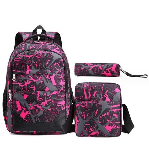 3-piece set large capacity travel backpack