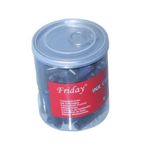Ink Cartridge For Fountain Pens (100pc) - Red