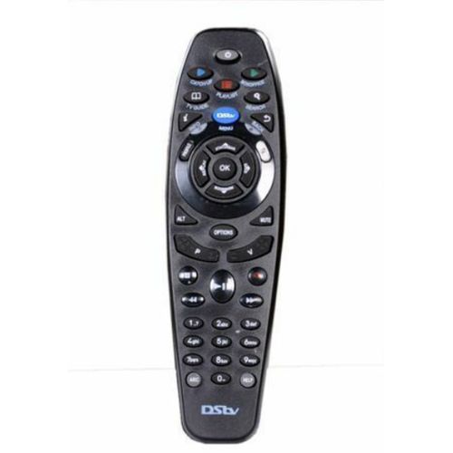 Dstv Explora Remote -black And A Pair Of Batteries - Blue