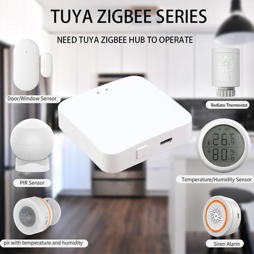 Tuya Smart Zigbee Radiator Actuator Programmable Thermostat Thermostatic Radiator Valve Temperature Controller Support Alexa