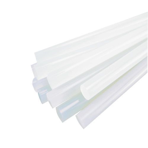 Hot Melt Glue Sticks  - 50 Pcs, Transparent