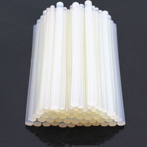 Hot Melt Glue Sticks  - 50 Pcs, Transparent