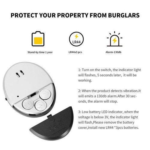 Sensor Alarm Door Window Burglars Intruder Home Security Alarm