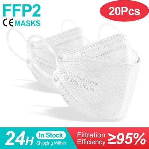 Korean Ffp2 Mascarillas 4 Layers Kn95 Fish Masks Anti Glasses Fog Fpp2 Approved Ffp2mask Ce Certified Mascherina Ffpp2 Fp2