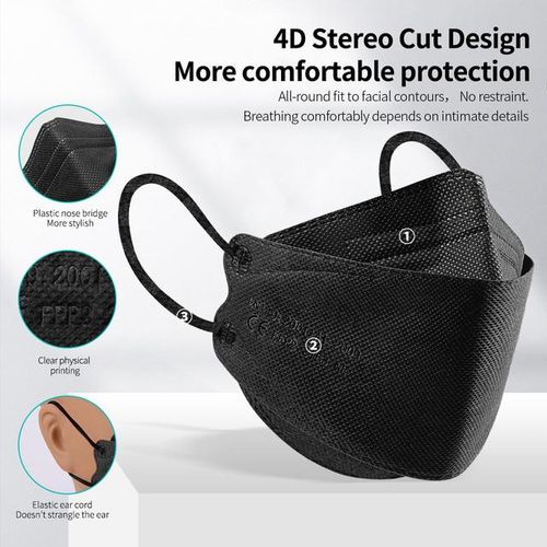 Korean Ffp2 Mascarillas 4 Layers Kn95 Fish Masks Anti Glasses Fog Fpp2 Approved Ffp2mask Ce Certified Mascherina Ffpp2 Fp2