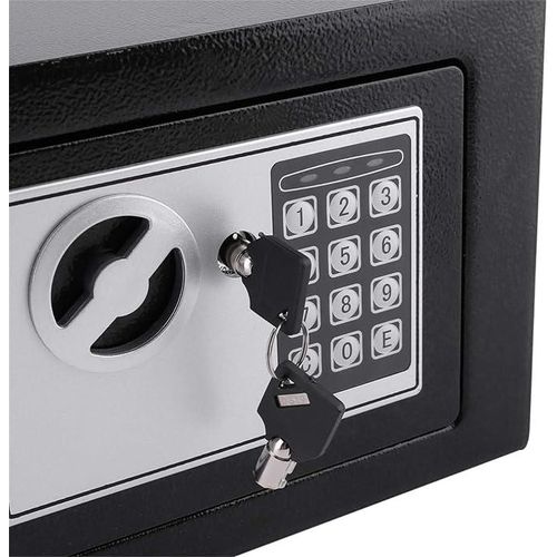 Steel Box Security Lock For Protecting Valuables Like Cash Jewels Against Theft-Multicolourst