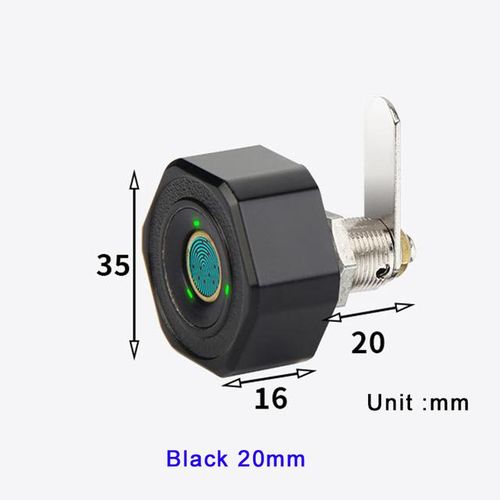 Usb Charge Keyless Smart Mini Fingerprint Cabinet Wardrobe Lock 10 Users